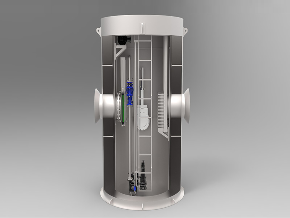 一體化雨污分流井詳情圖